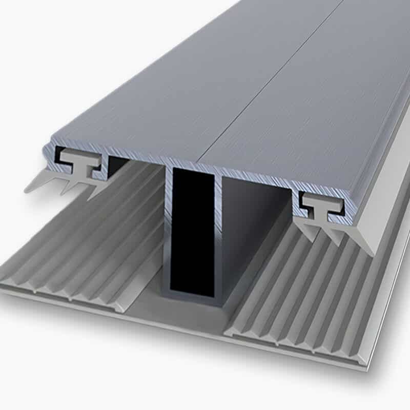 Verbindungsprofil Alu/Gummi für 16 mm