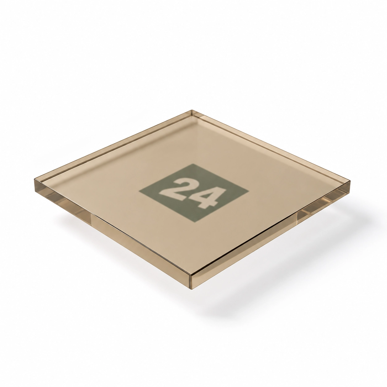 Acrylglas-PMMA-DEGLAS-gs-umbra-typ-4704-stegplatten24 Acrylglas Umbra Typ 4704 ā DEGLASĀ® GS; transparent, ca. 56 % LichtdurchlƤssigkeit