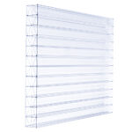 Doppelstegplatte 16 mm | X-Struktur | farblos/klar - Polycarbonat