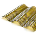 Wellplatte Polycarbonat Sinus 76/18 – 2,8 mm | Wabe - bronze