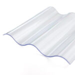 Polycarbonat Wellplatte Sinus 76/18 – 2,5 mm | glatt - farblos/klar