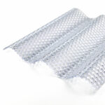 Acryl Wellplatte Sinus 76/18 – 3 mm | wabe – klar/farblos