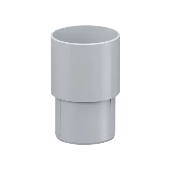 Rohrmuffe PVC grau DN75