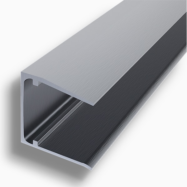 Alu U-Profil 16 mm pressblank ohne Tropfkante