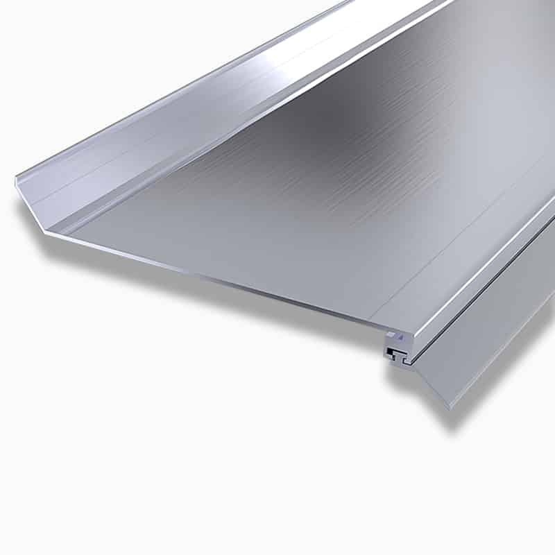Wandanschlussprofil Aluminium pressblank