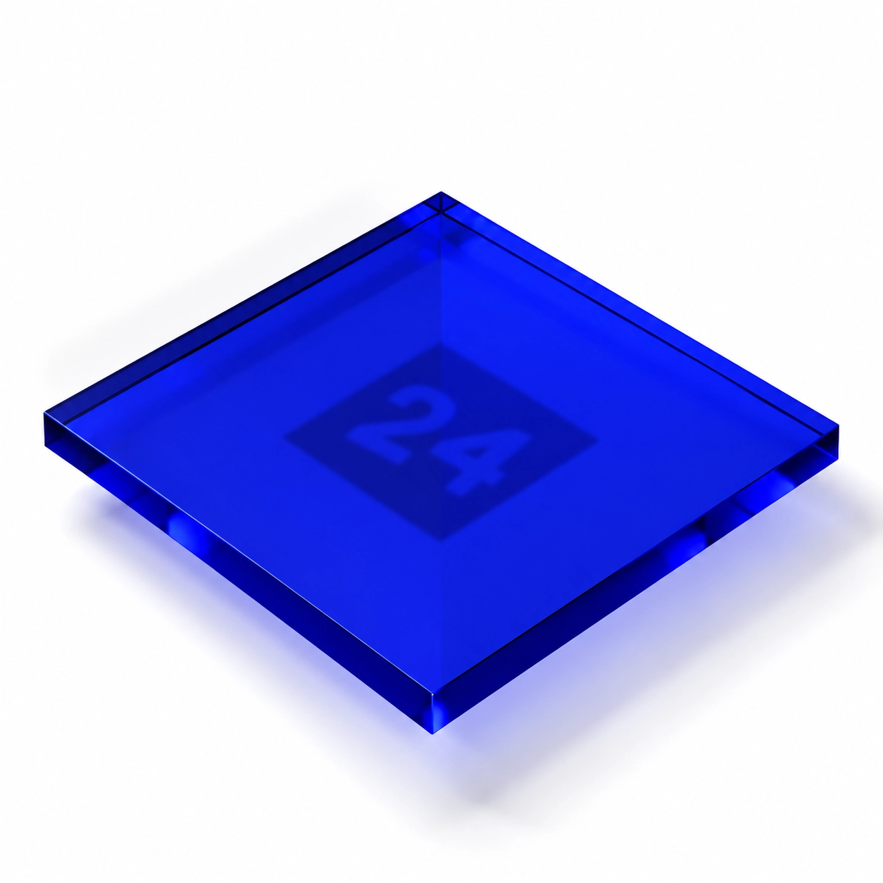 acrylglas-pmma-deglas-gs-blau-typ-4300-stegplatten24 DEGLASĀ® GS Acrylglas Blau Typ 4300, 3 mm ā gegossenes PMMA, ca. 5 % LichtdurchlƤssigkeit, witterungs- & alterungsbestƤndig