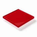 Acrylglas 3 mm rot Typ 4601 – DEGLAS® GS; transluzent, ca. 2 % Lichtdurchlässigkeit