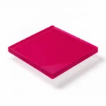 Acrylglas 3 mm rot Typ 4635 – DEGLAS® GS; transluzent, ca. 11 % Lichtdurchlässigkeit