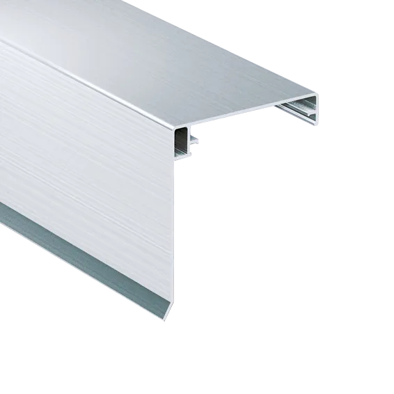 Klemmdeckel mit Wetterschenkel pressblank