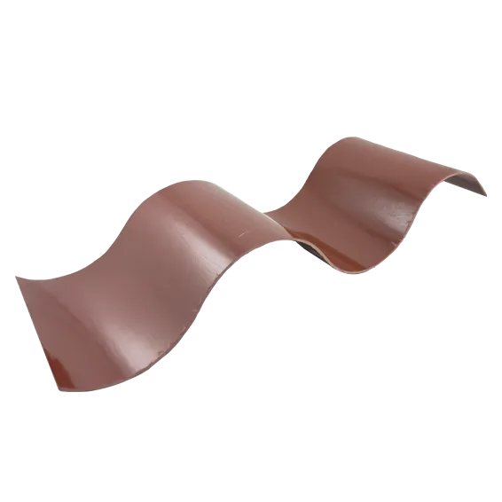 GFK Wellplatte Sinus 177/51 Rot