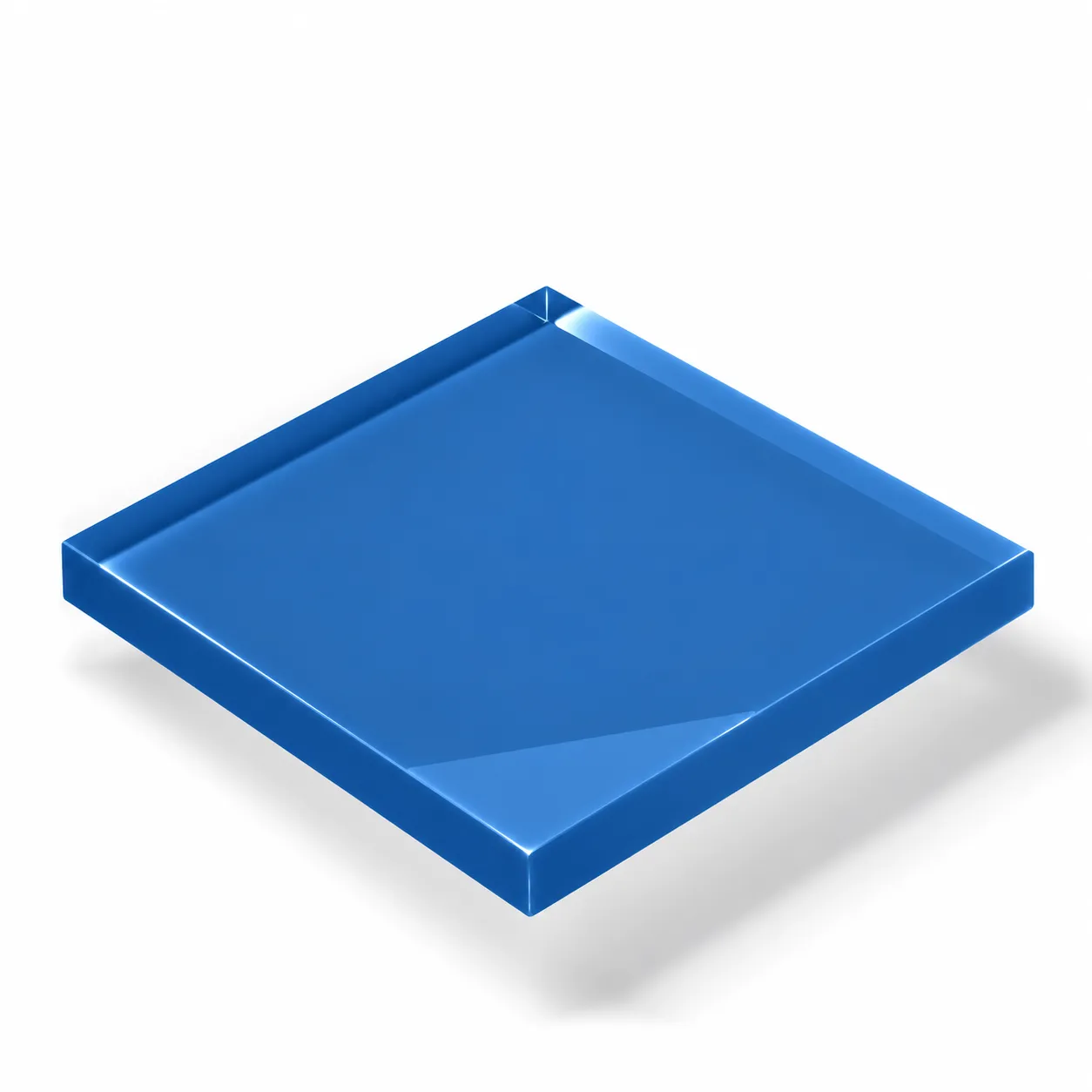 Acrylglas-PMMA-DEGLAS-xt-blau-typ-70371-stegplatten24 DEGLAS® XT Acrylglas Blau Typ 70371, 3 mm – extrudiertes PMMA, transluzent, ca. 5 % Lichtdurchlässigkeit, witterungs- & alterungsbeständig