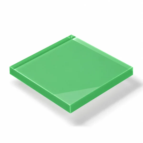 Acrylglas 3 mm grün Typ 70470 – DEGLAS® XT; transluzent, ca. 19 % Lichtdurchlässigkeit