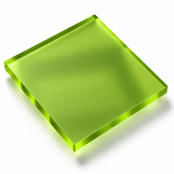 DEGLAS GS Acrylglas 4425 DC Kiwi beidseitig satiniert 47% LT 6mm