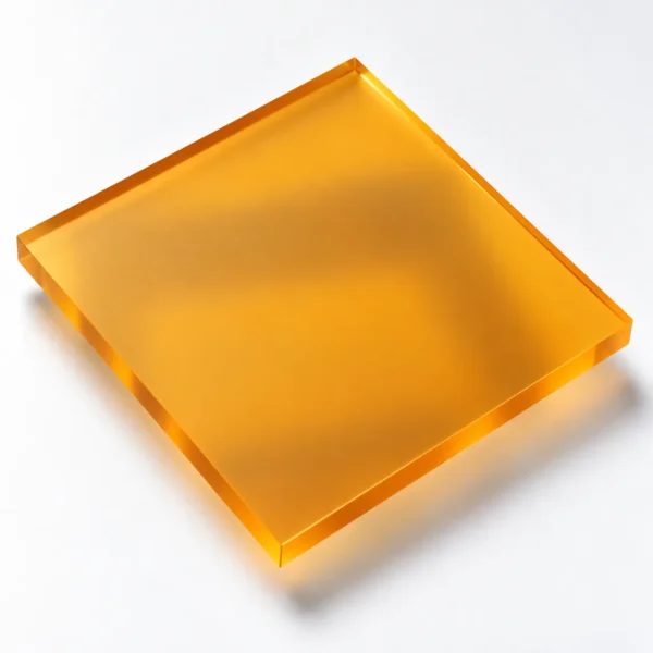 DEGLAS GS Acrylglas 4507 DC Orange beidseitig satiniert 54% LT 6mm