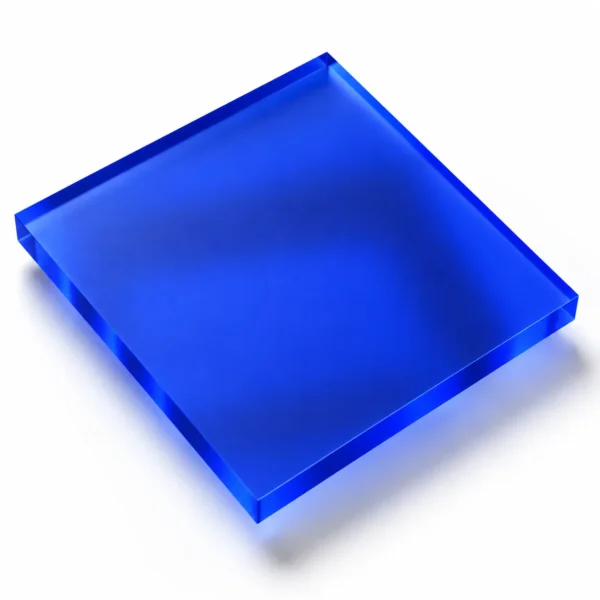 DEGLAS GS Acrylglas 4300 DC Sky blue beidseitig satiniert 5% LT 6mm
