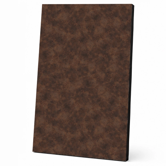 alucom-aluverbundplatte-design-interieur-rost-dunkel-st Aluverbundplatte ALUCOM® Design Interieur 3 mm – Rost Dunkel, Steinstruktur – Bild 1